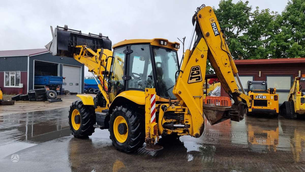 JCB 3 CX, ekskavatoriniai krautuvai