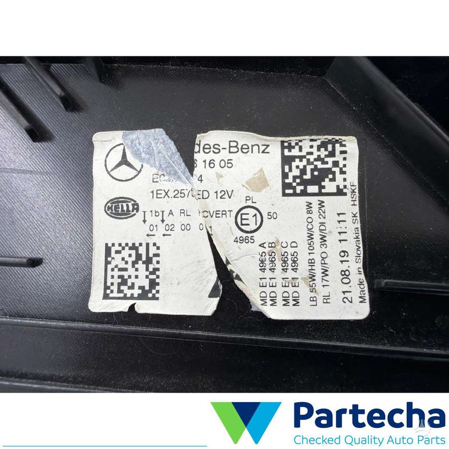 Mercedes-Benz E klasė, A2139061710, фары