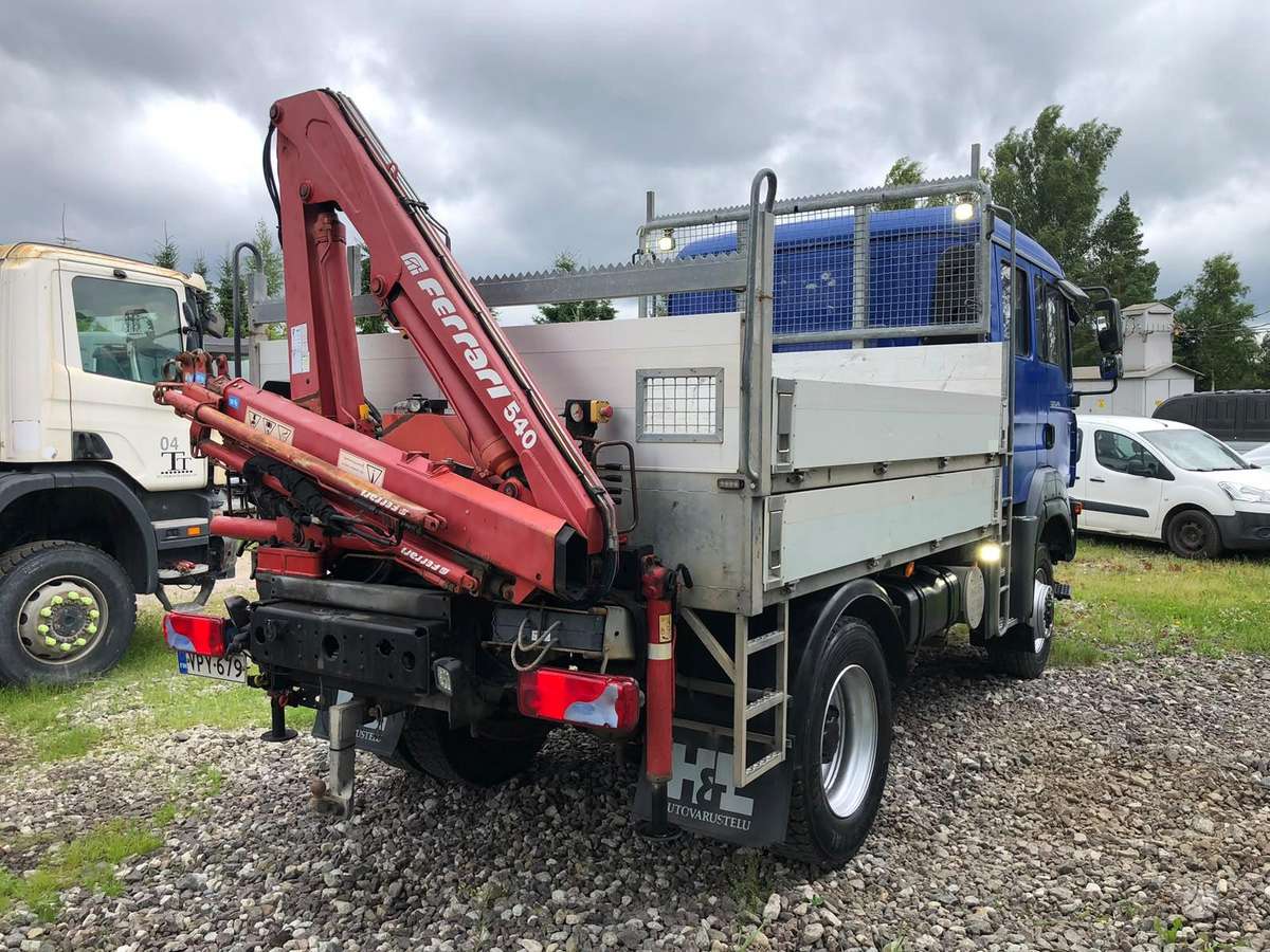 MAN TGM 13.240, 4x4 + CRANE, с краном