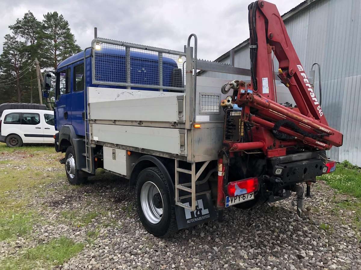 MAN TGM 13.240, 4x4 + CRANE, с краном