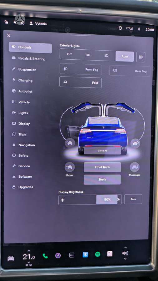 Tesla Model X, 75 кВт·ч, Внедорожник / Кроссовер