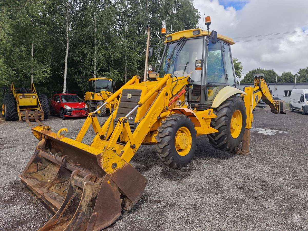 JCB 3CX, ekskavatoriniai krautuvai