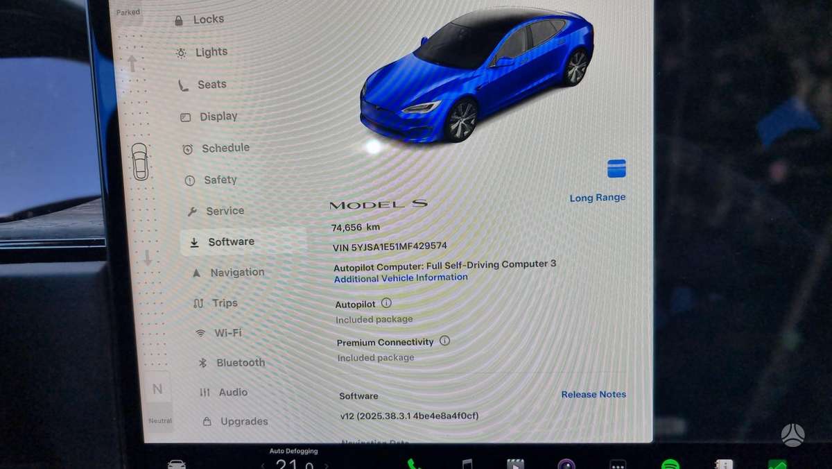 Tesla Model S, 100 кВт·ч, Седан