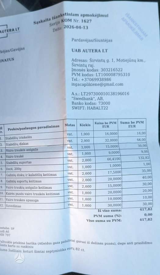 Audi A6, 3.0 l., Седан