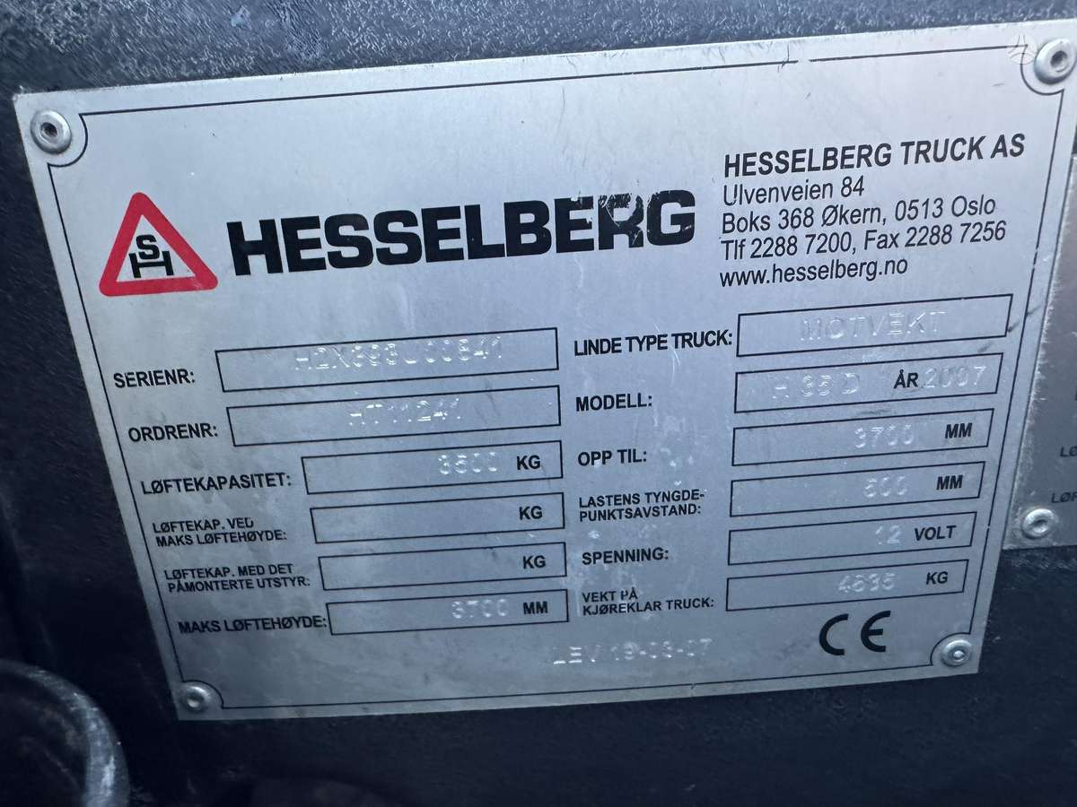 Linde H-35, forklifts