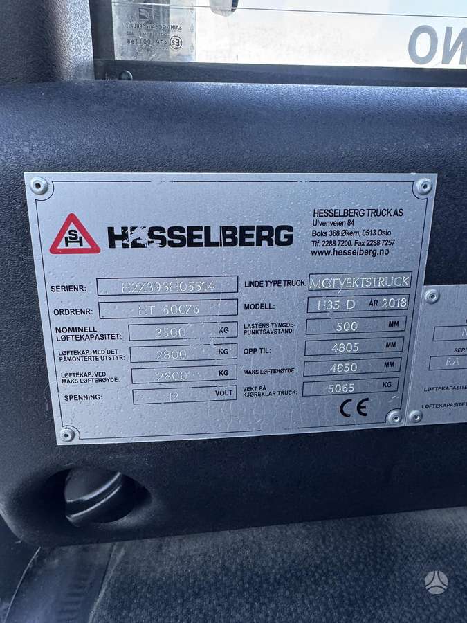 Linde H-25, forklifts