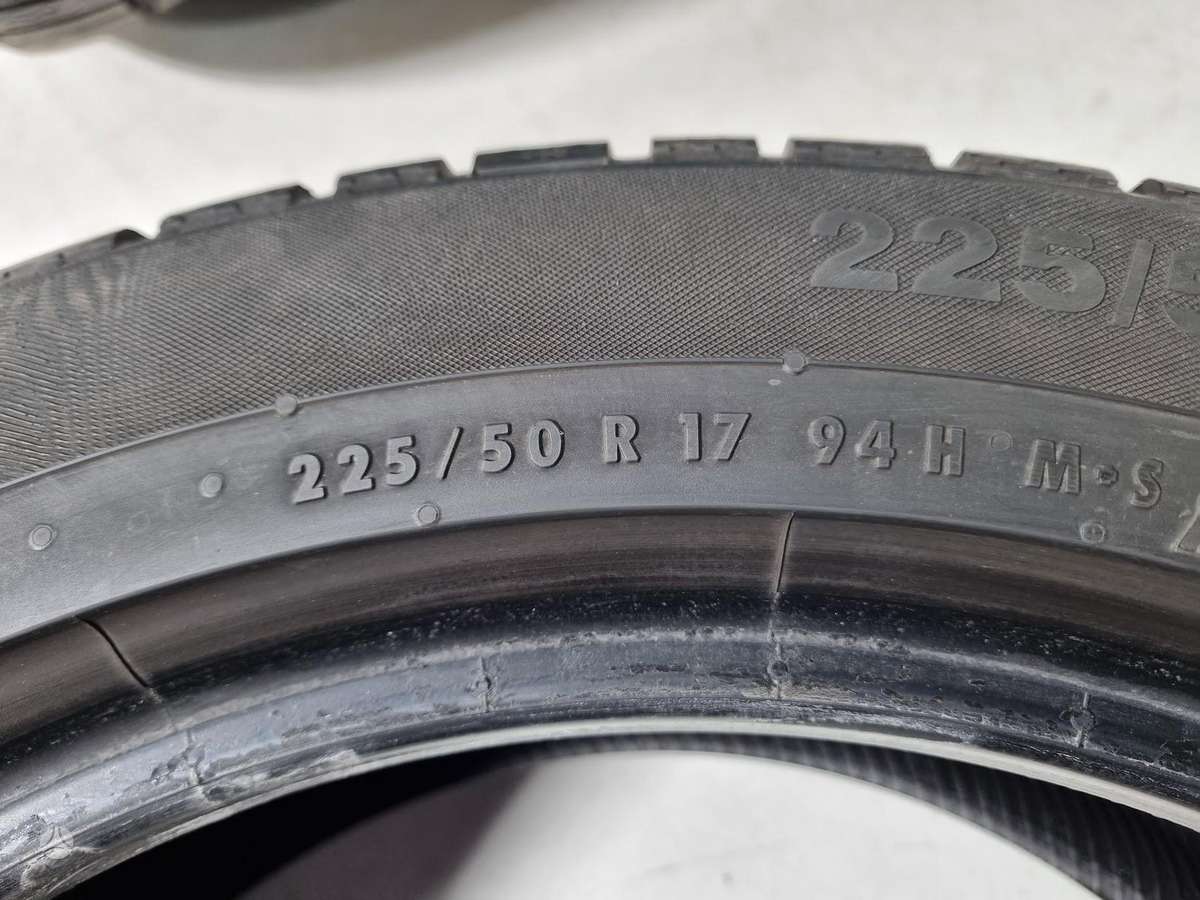 Continental 6-7mm, всесезонные 225/50 R17