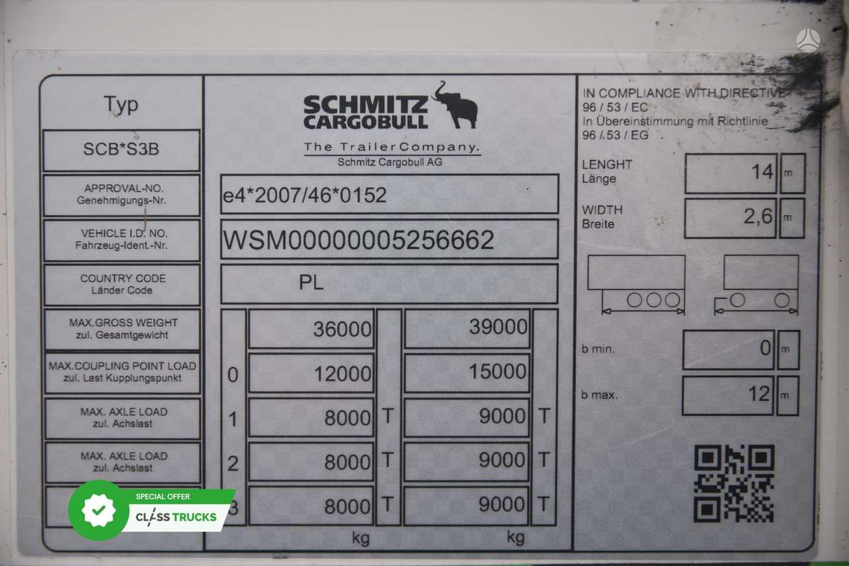 Schmitz SKO Double Deck FP60 SLXi 300 LA, refrigerated