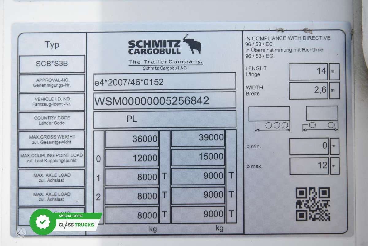 Schmitz SKO FP 60 ThermoKing SLXi 300, рефрижераторы