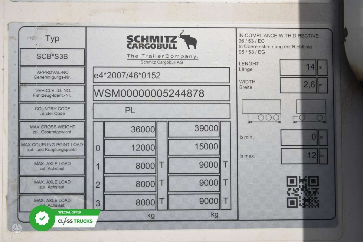 Schmitz SKO FP 60 ThermoKing SLXi 300, рефрижераторы