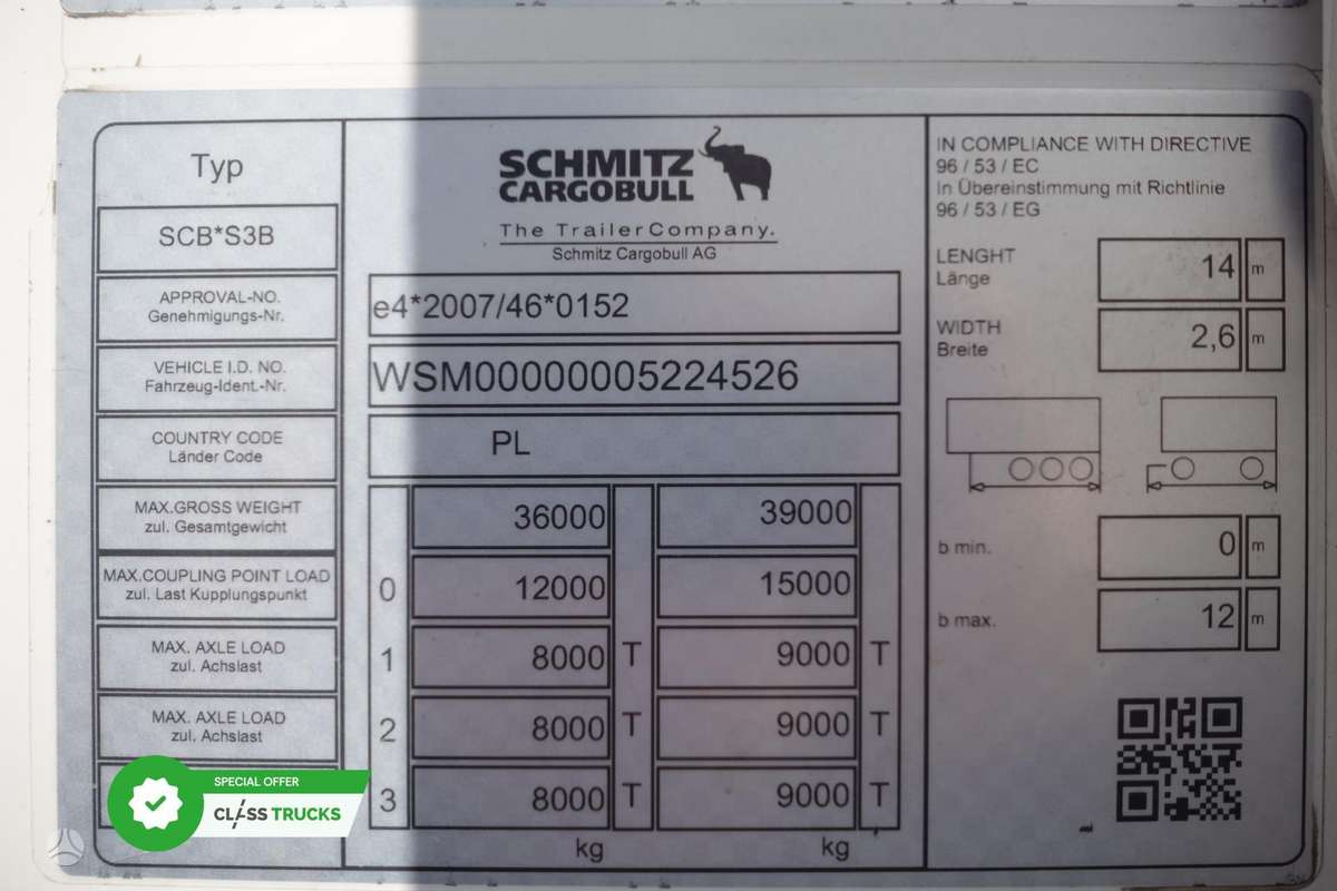 Schmitz SKO FP 60 ThermoKing SLXi 300, рефрижераторы