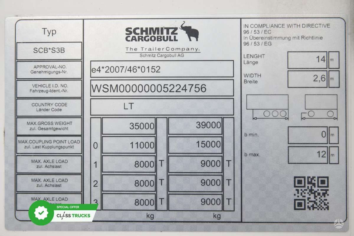 Schmitz SKO FP 60 ThermoKing SLXi 300, рефрижераторы