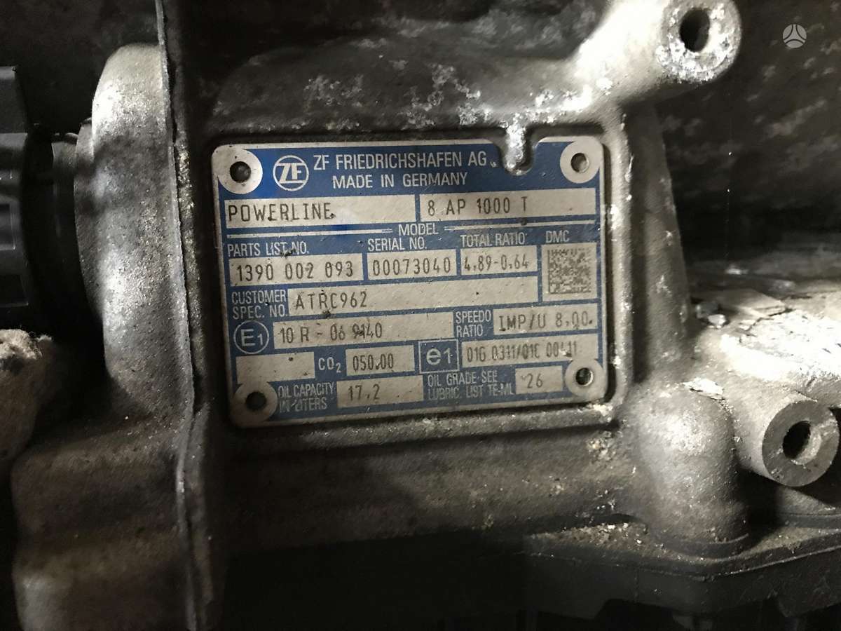 DAF Pavarų dėžė 8AP1000T, vilkikai