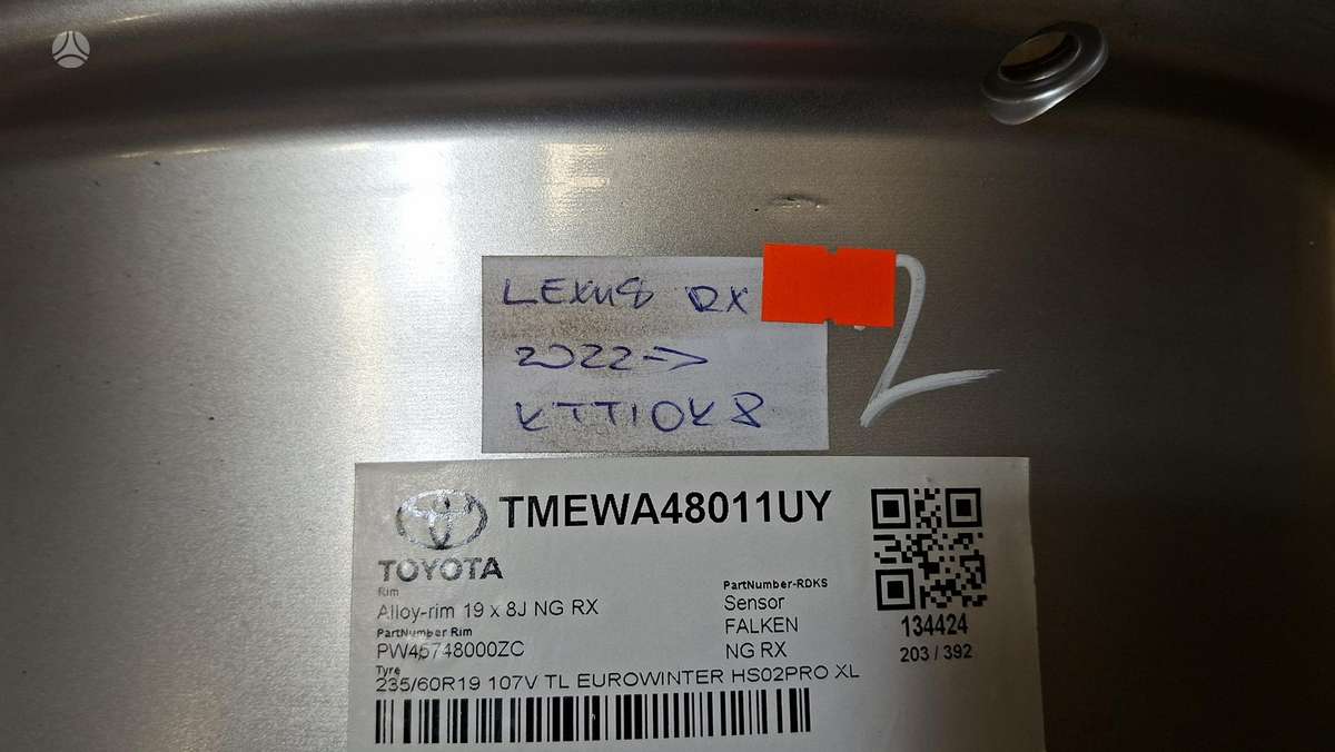 Lexus RX klasė, PW45748000ZC, Cen32095