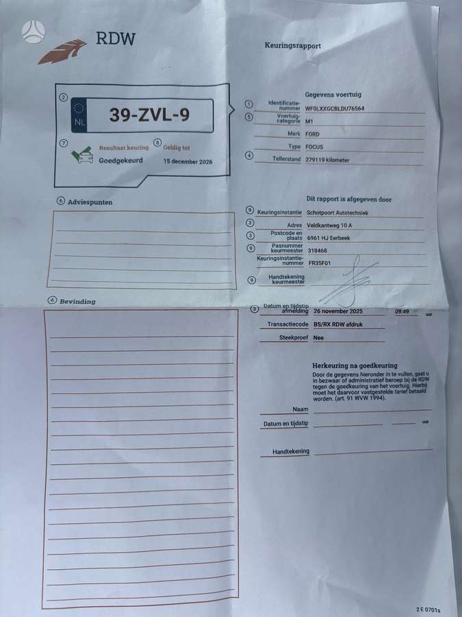 Ford Focus, 1.6 l., Универсал