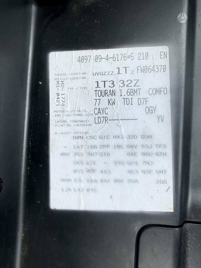 Volkswagen Touran Minsko pl 33 5 angaras