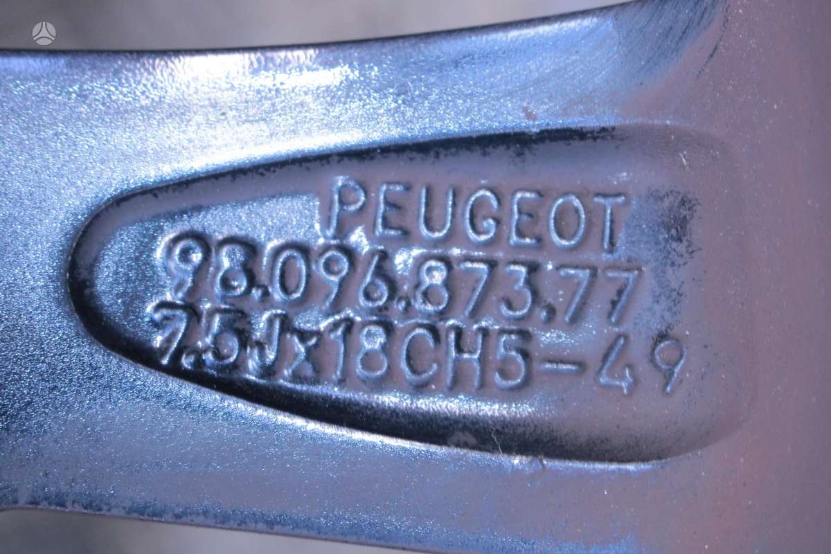 Peugeot 5008, light alloy, R18