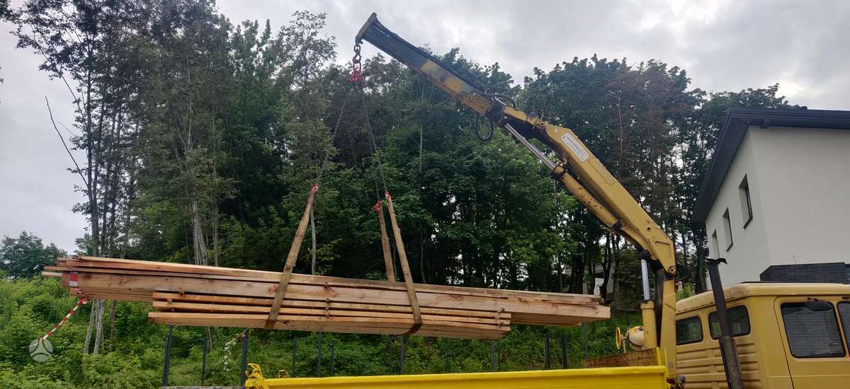 MAN Tripusis vertimas 19.272, dumpers with crane