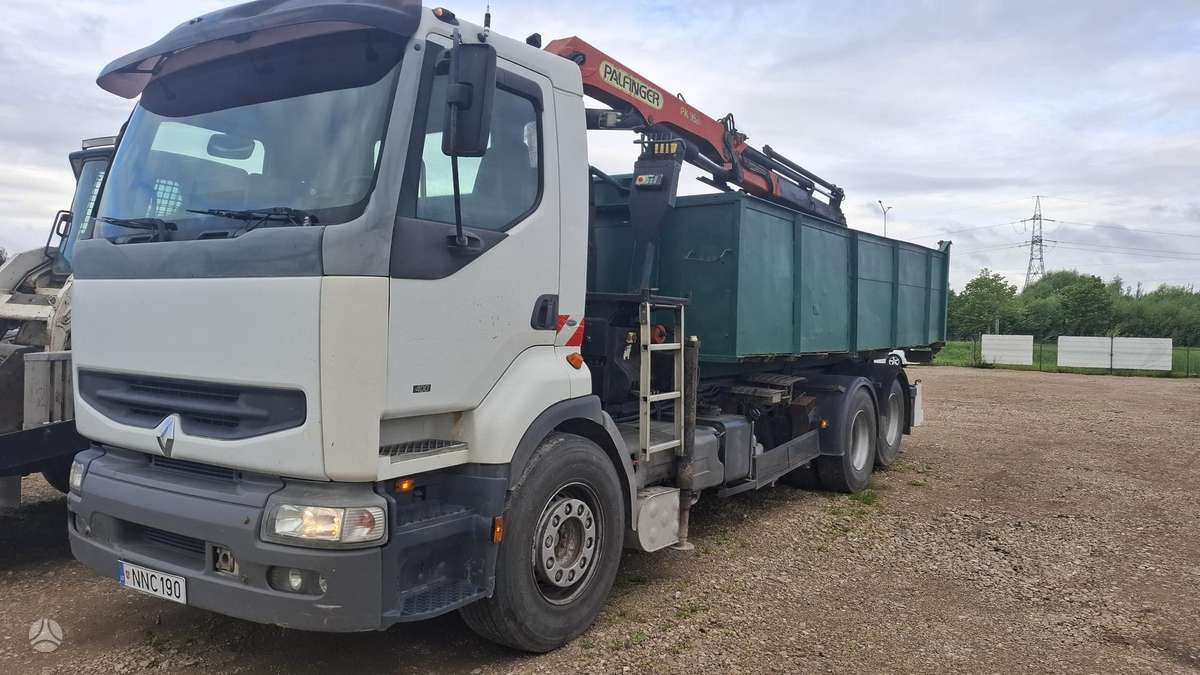 Renault Premium, dumpers with crane