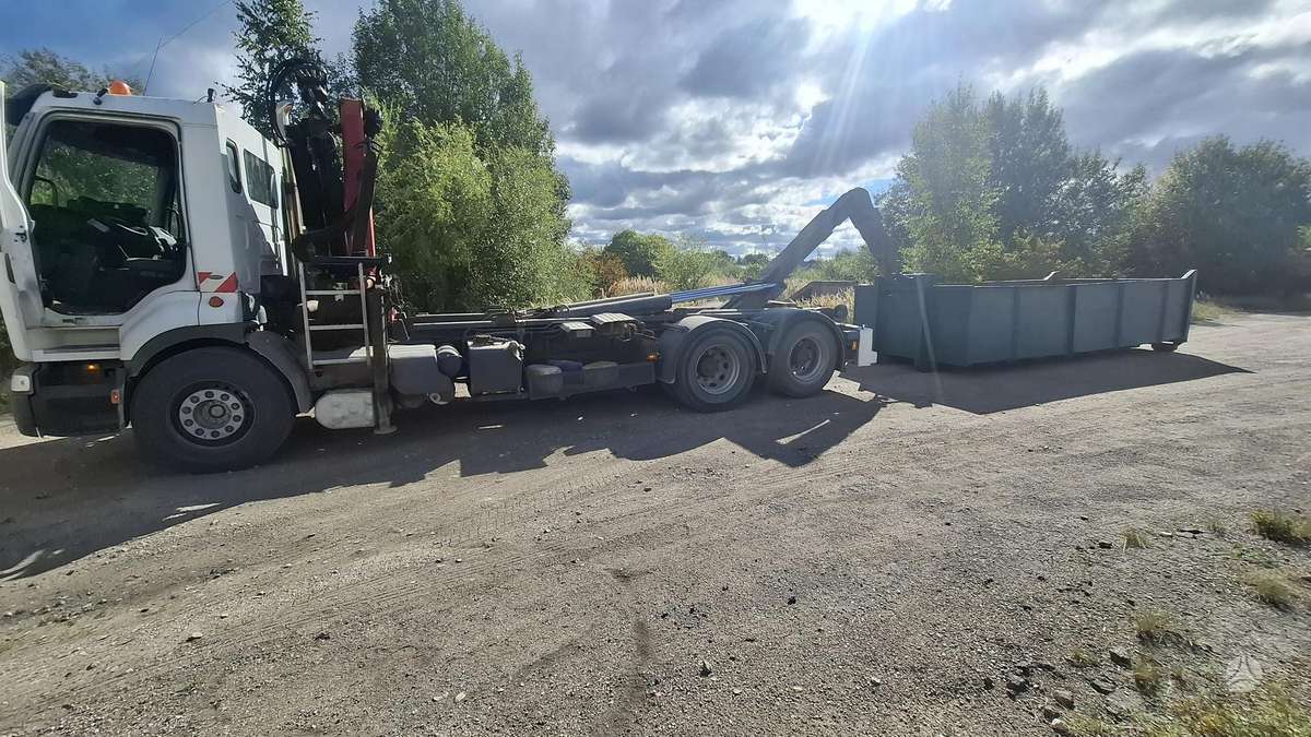 Renault Premium, dumpers with crane