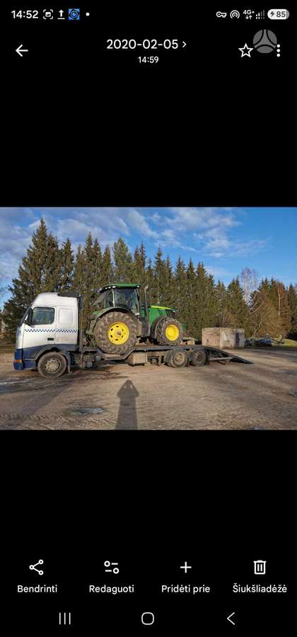 Volvo FH 12, platformos