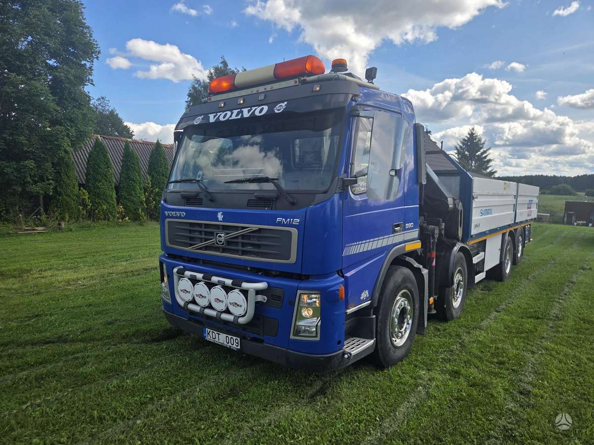 Volvo FM 12, с краном