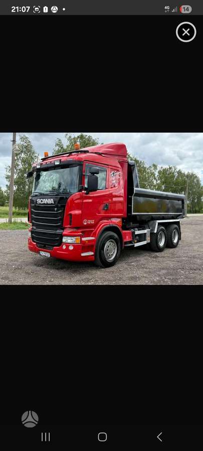 Scania R560, sunkvežimių nuoma
