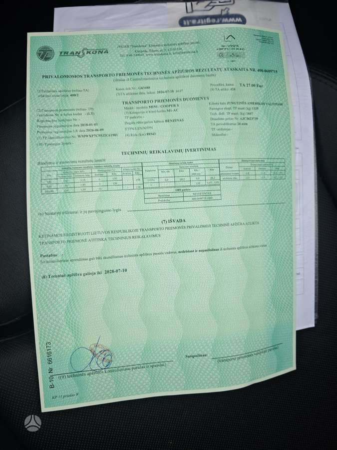 Mini Cooper S, 2.0 l., hečbekas