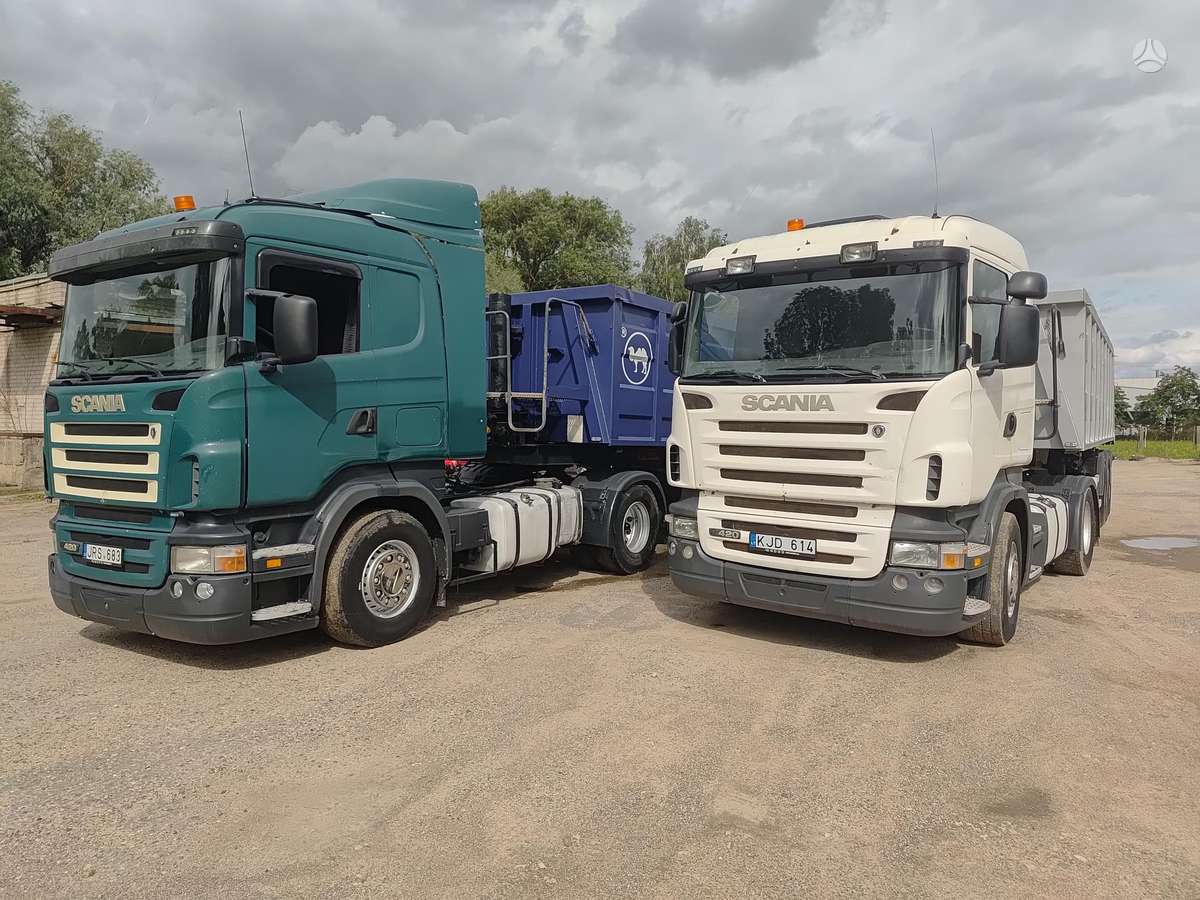 Scania R420 Hidraulika 6vnt., single sleeper