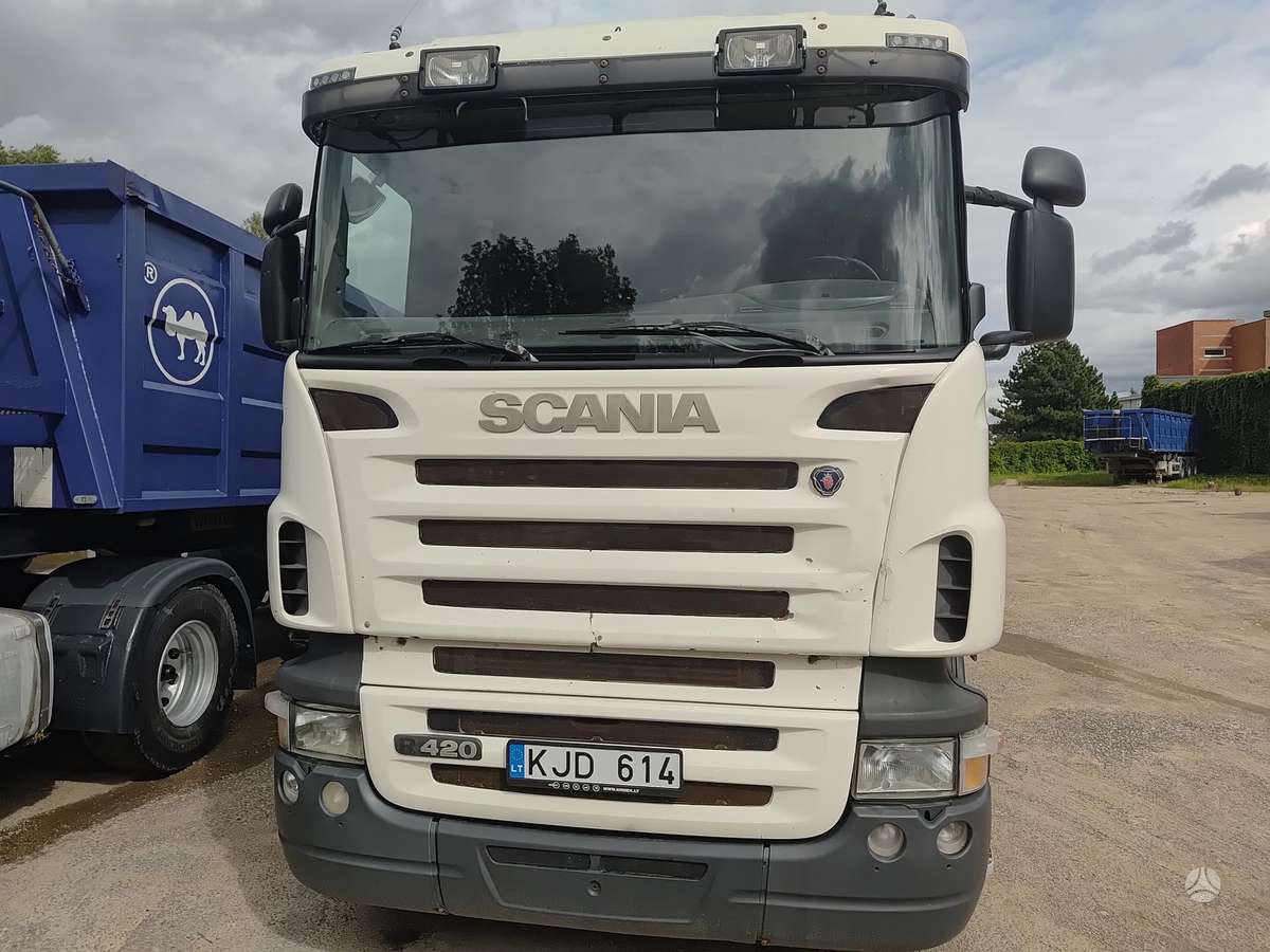 Scania R420 Hidraulika 6vnt., single sleeper