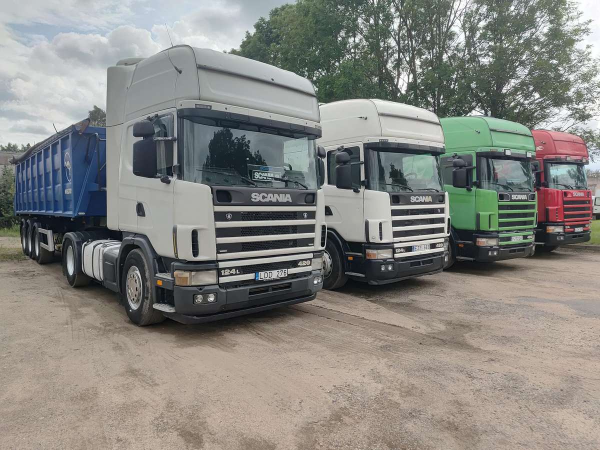 Scania R420 Hidraulika 6vnt., single sleeper
