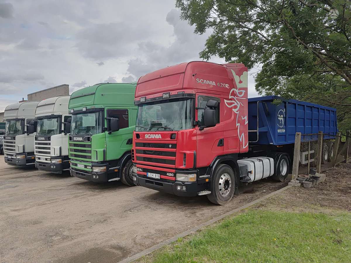 Scania R420 Hidraulika 6vnt., single sleeper