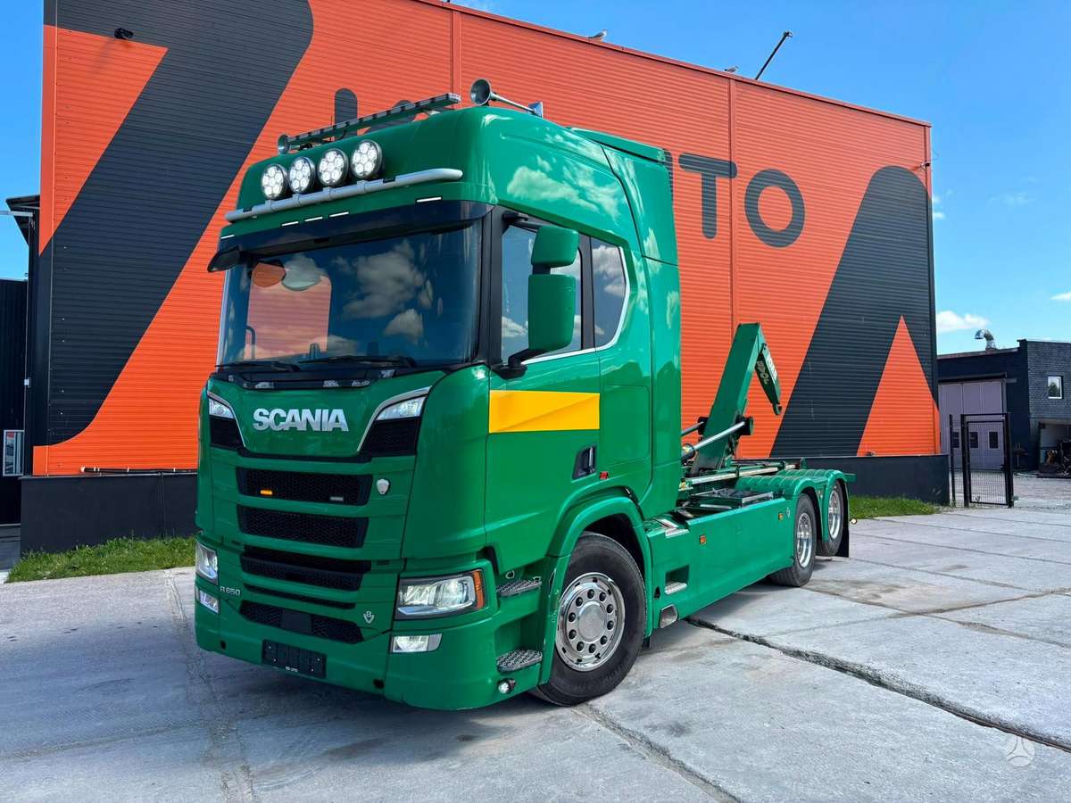 Scania R 650 6x2, hooklift trucks