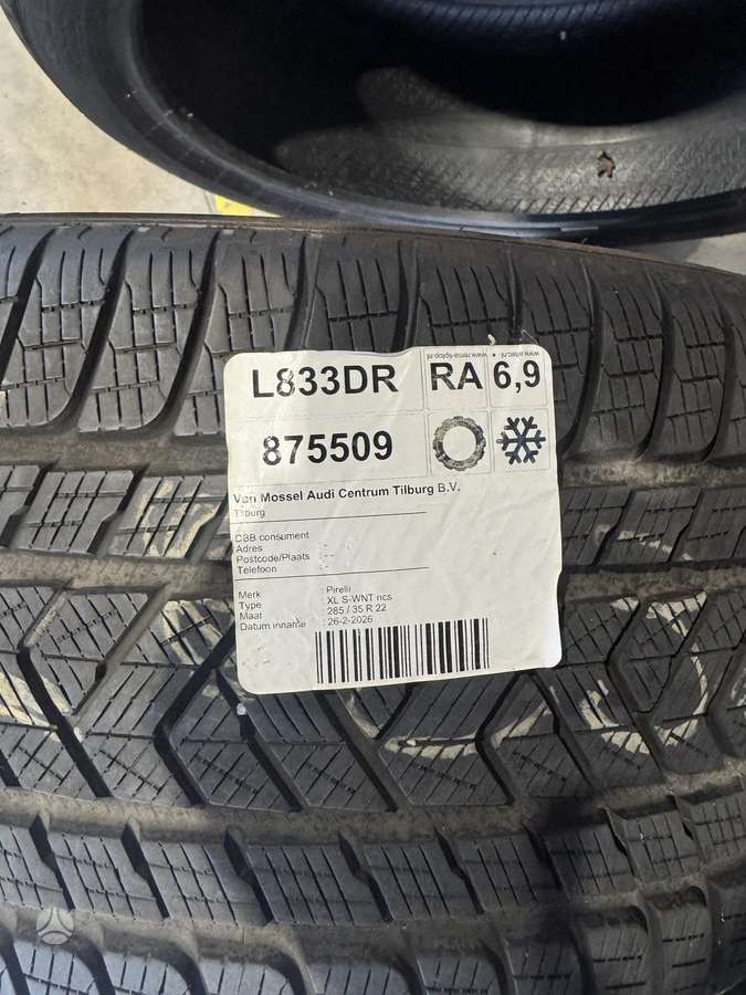 Pirelli Scorpion Winter, žieminės 285/35 R22
