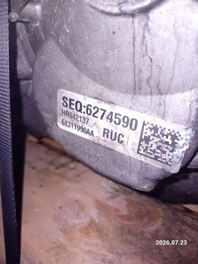 Chrysler Pacifica, 68311996AA, ātrumkārba