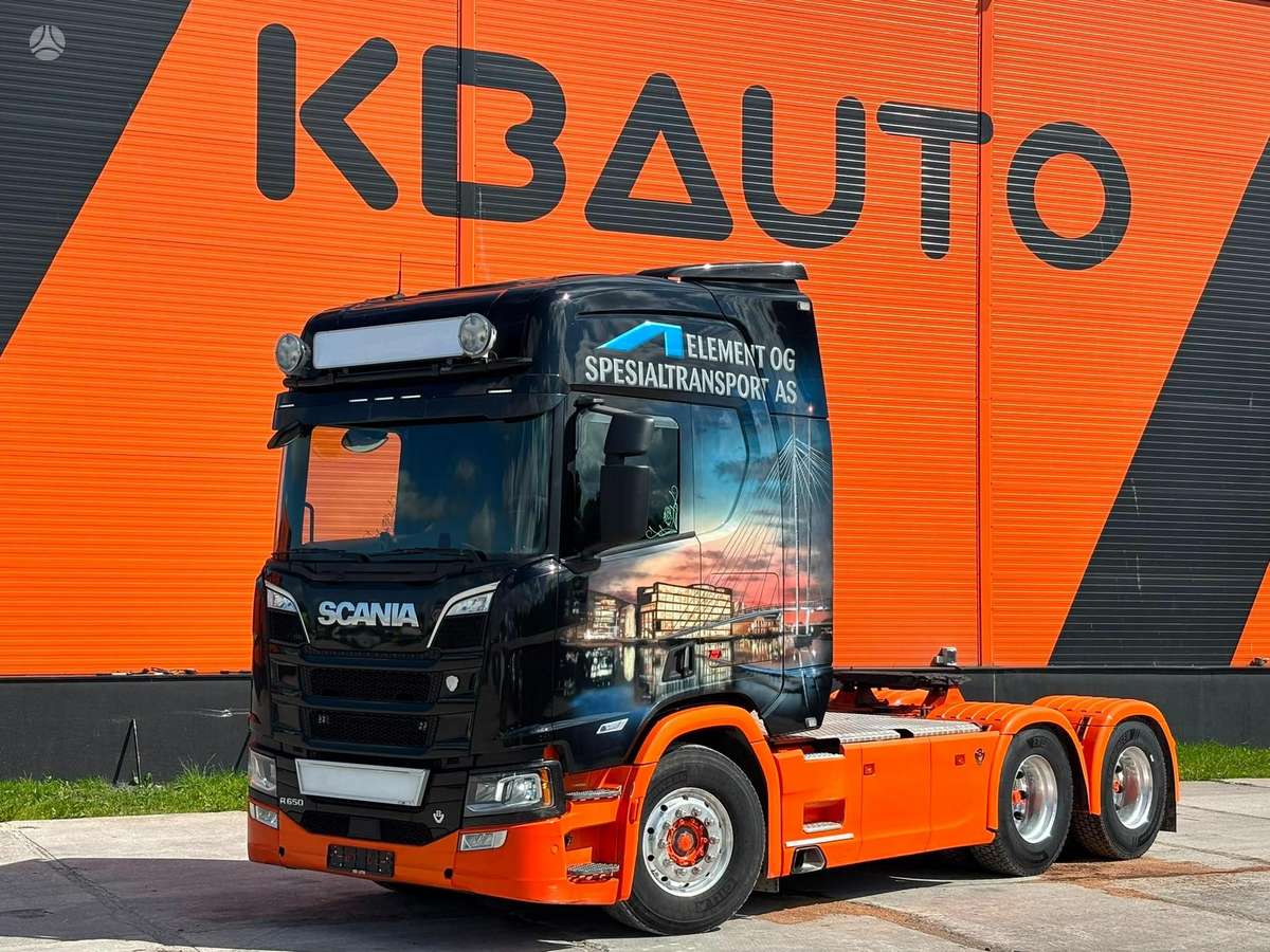 Scania R 650 6x4, single sleeper