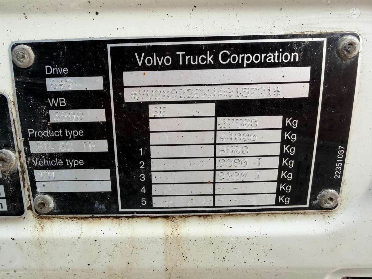 Volvo FM370, самосвалы