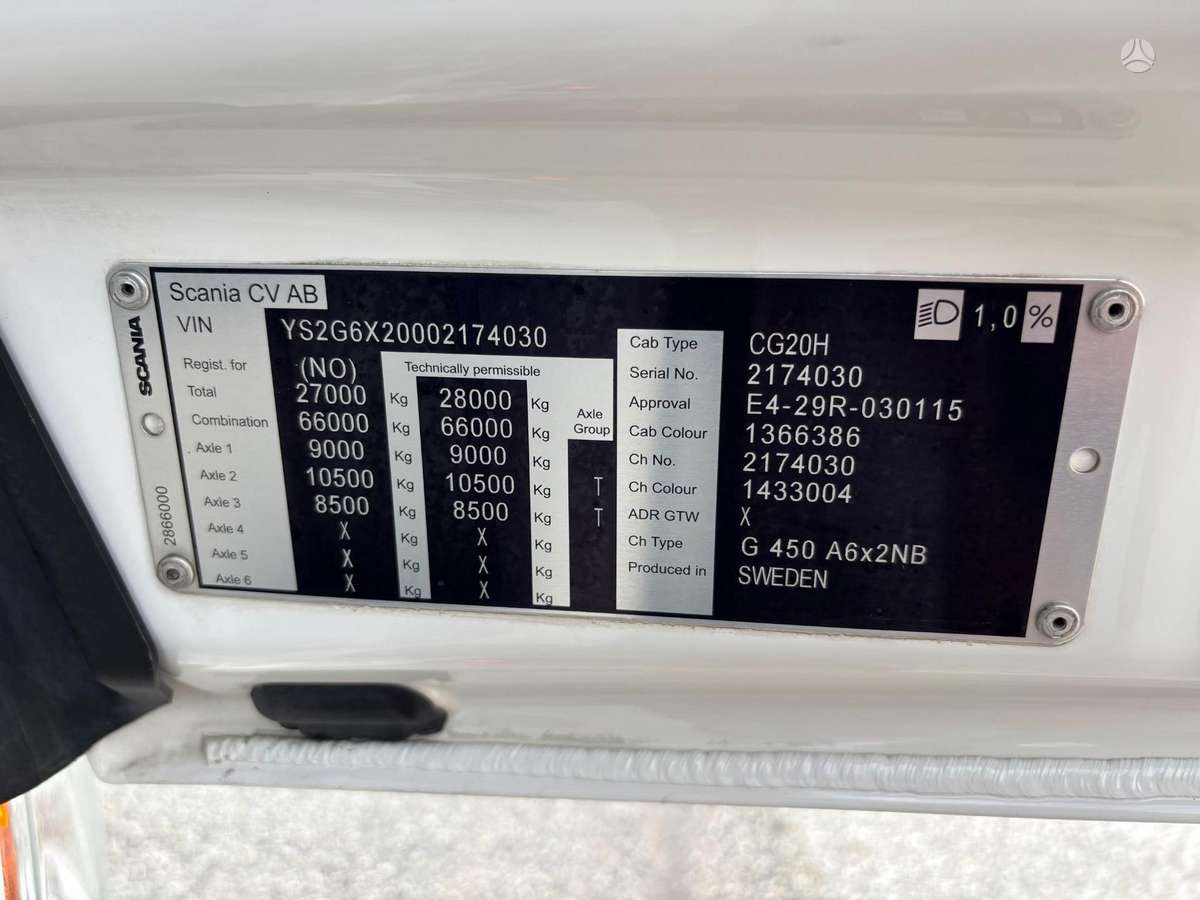 Scania G450, single sleeper