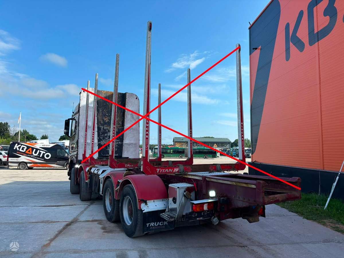 Mercedes-Benz Arocs 3263 8x4, шасси