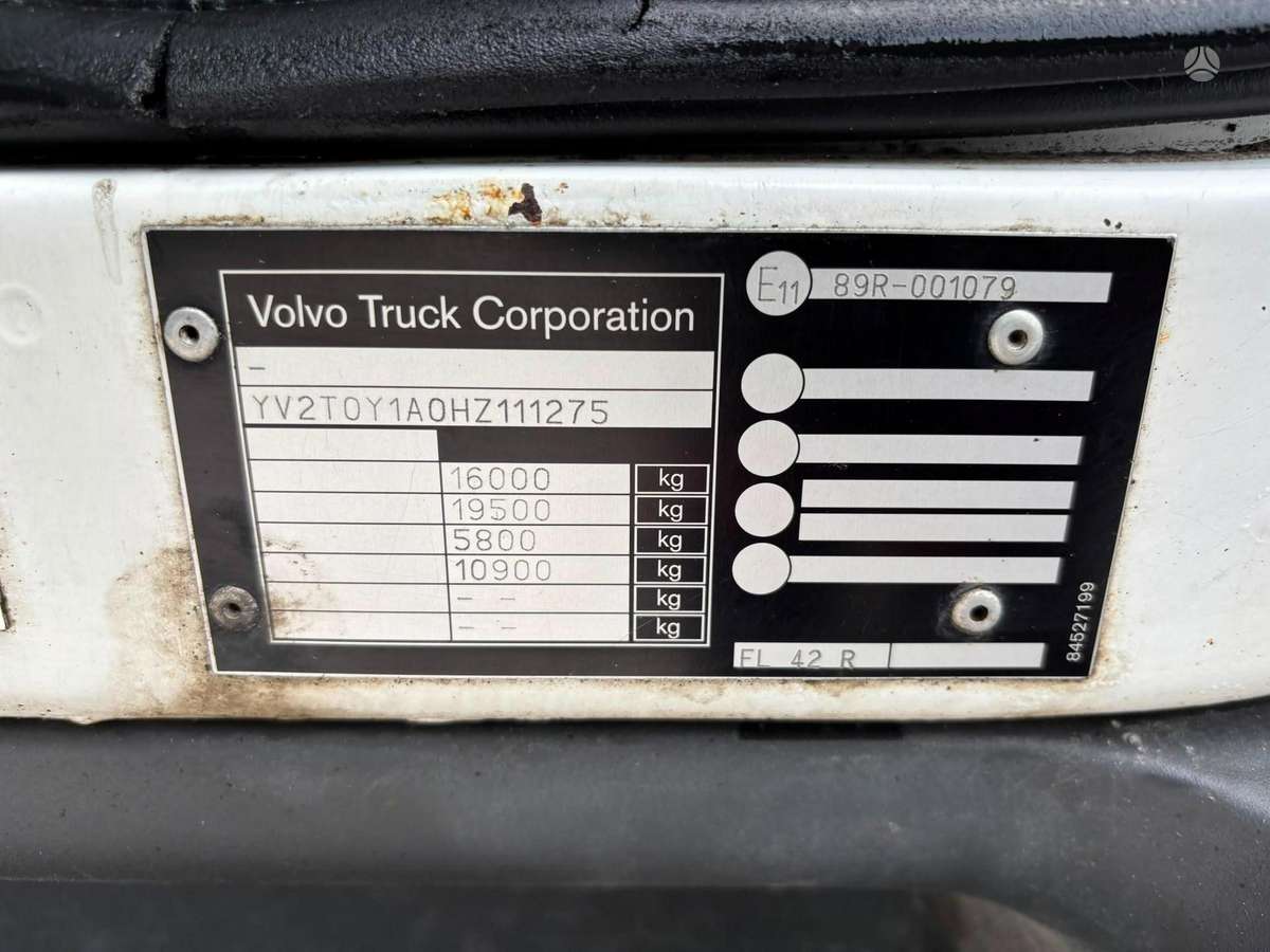 Volvo FL 280 4x2, kietašoniai