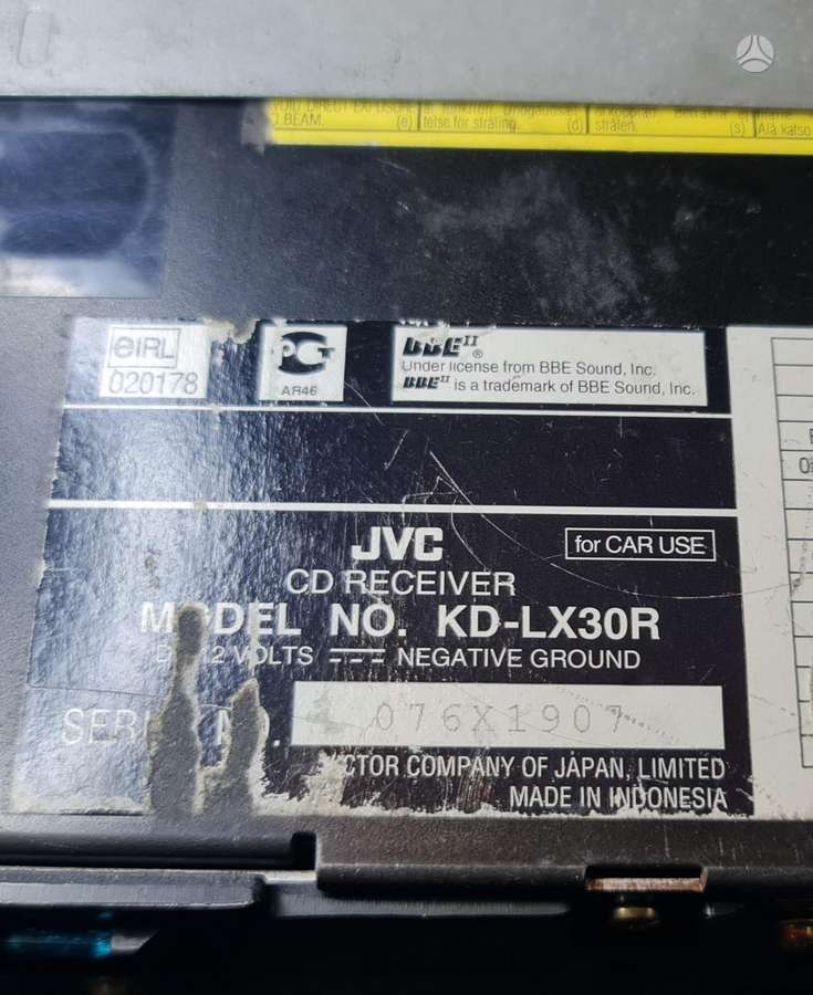 JVC Chameleon kd-lx30r, cd changers