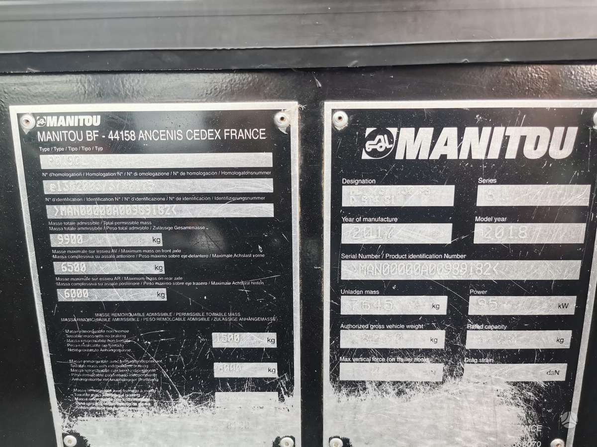 Manitou Manitou MLT 737-130PS+, telescopic handler