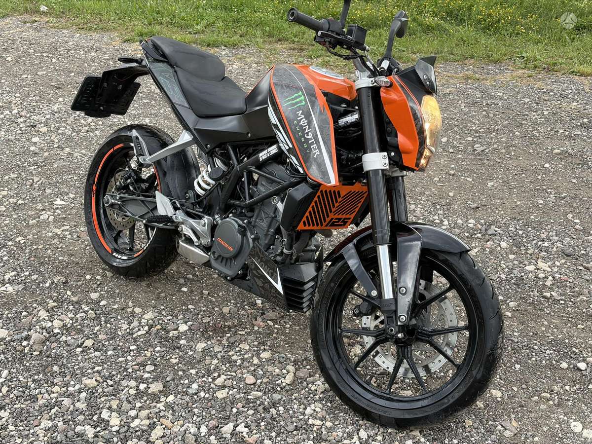 KTM Duke 125cc, street / klasikiniai