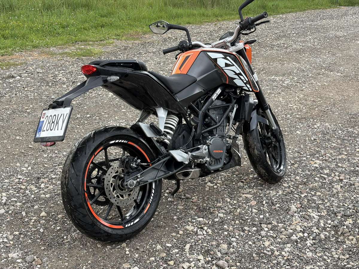 KTM Duke 125cc, street / klasikiniai