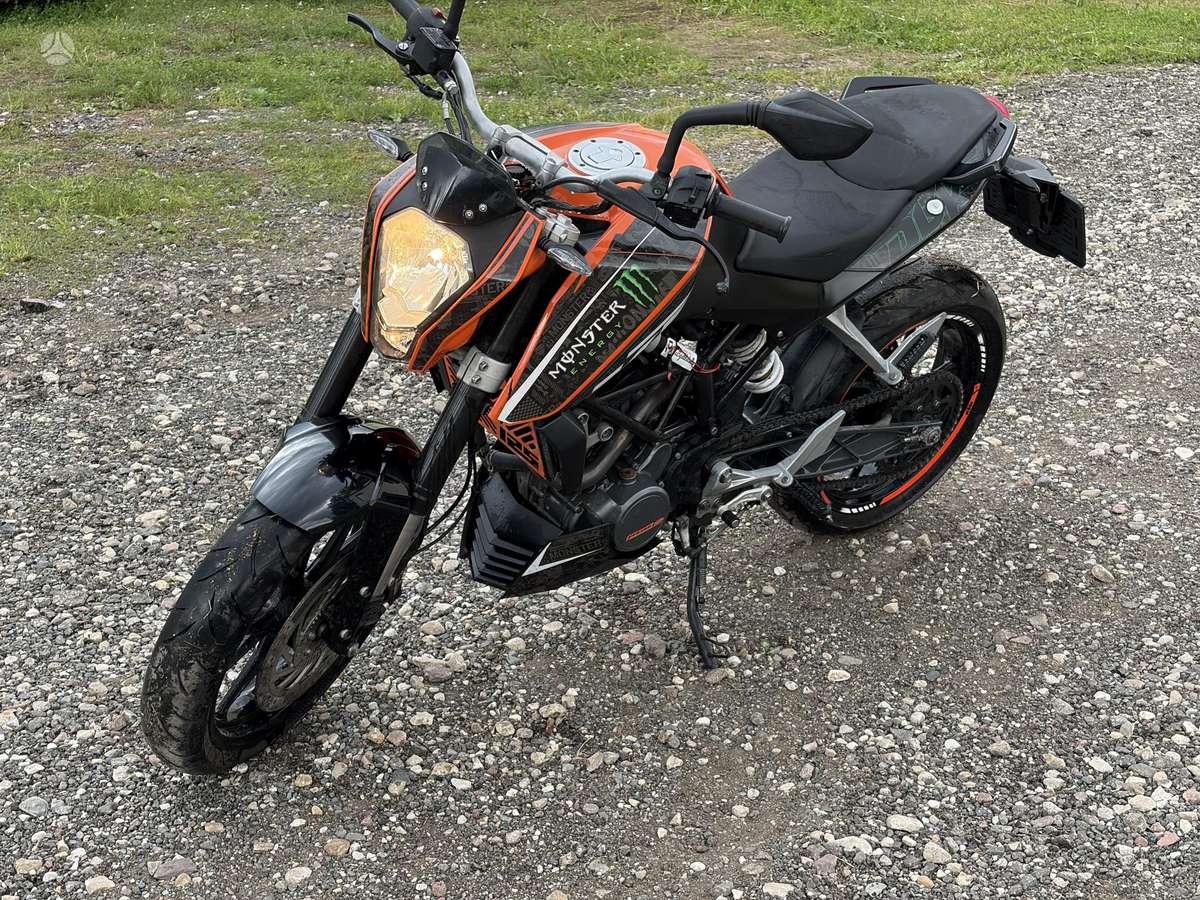KTM Duke 125cc, street / klasikiniai
