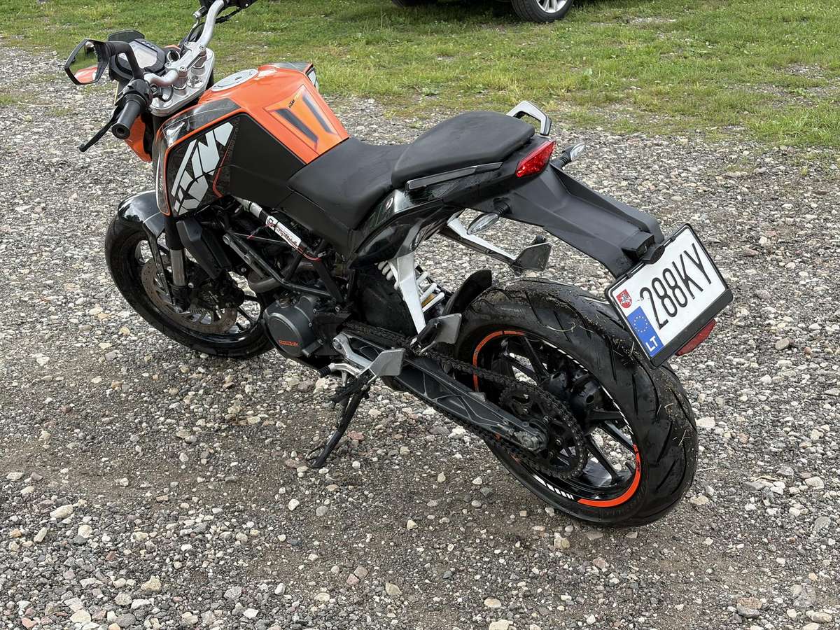 KTM Duke 125cc, street / klasikiniai