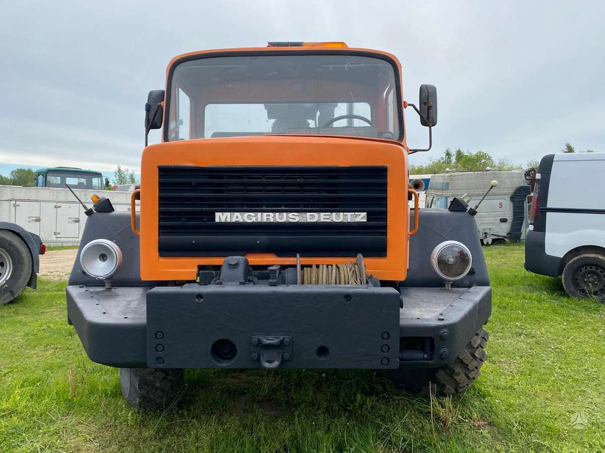Magirus Deutz 178, su kranu