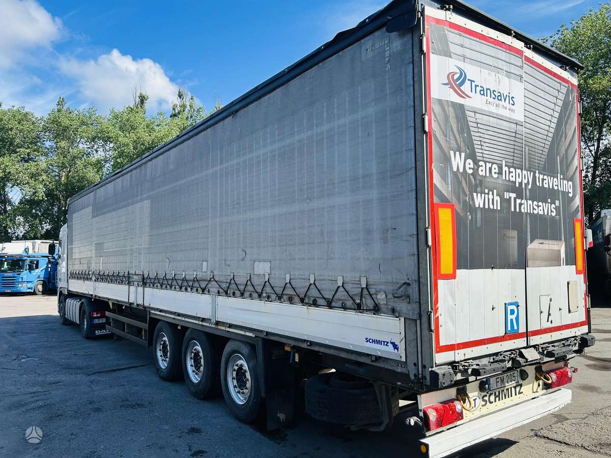 Schmitz Scs24/l, curtainsider with dropside