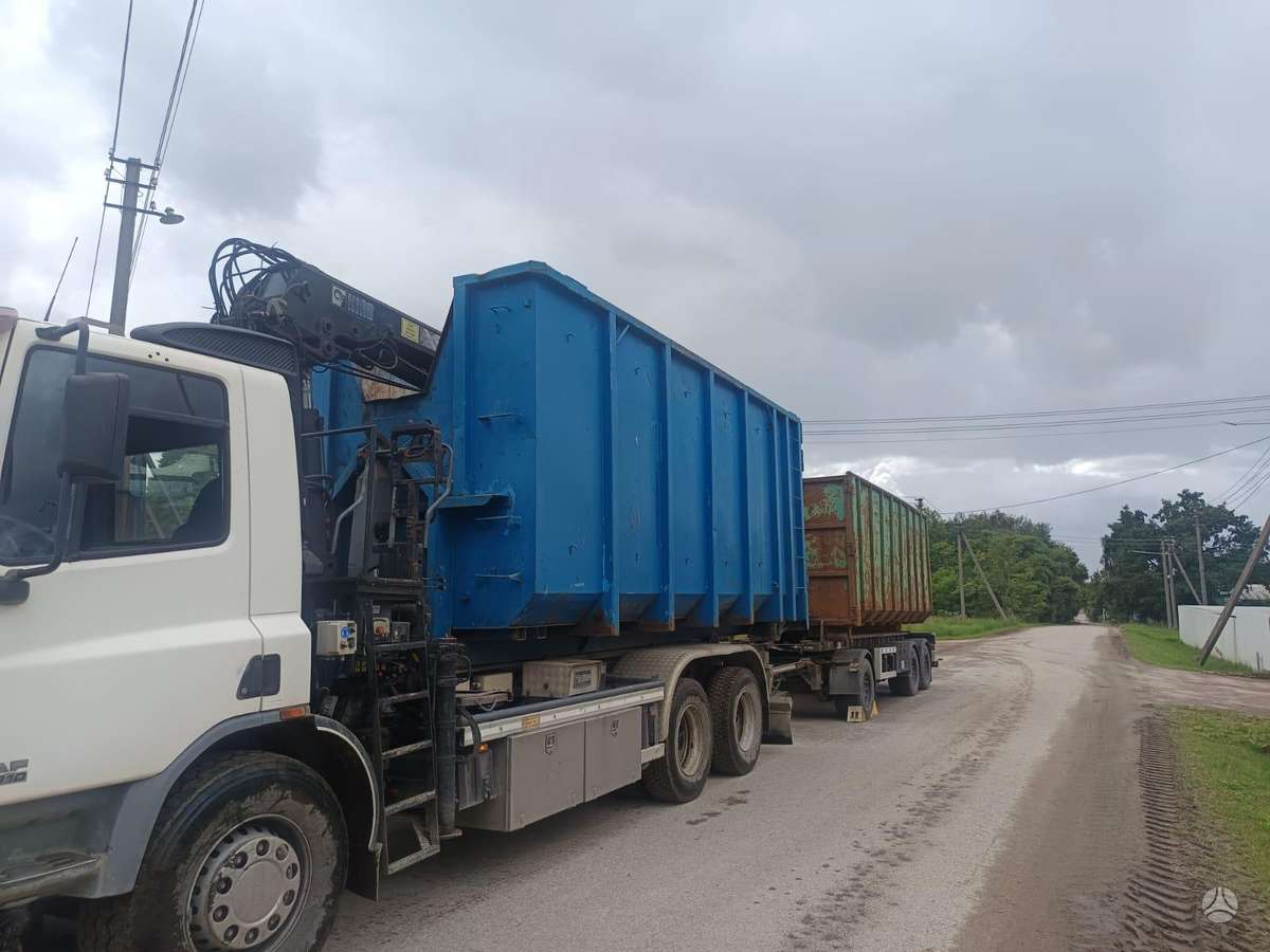 DAF AS75PC, savivarčiai su kranu