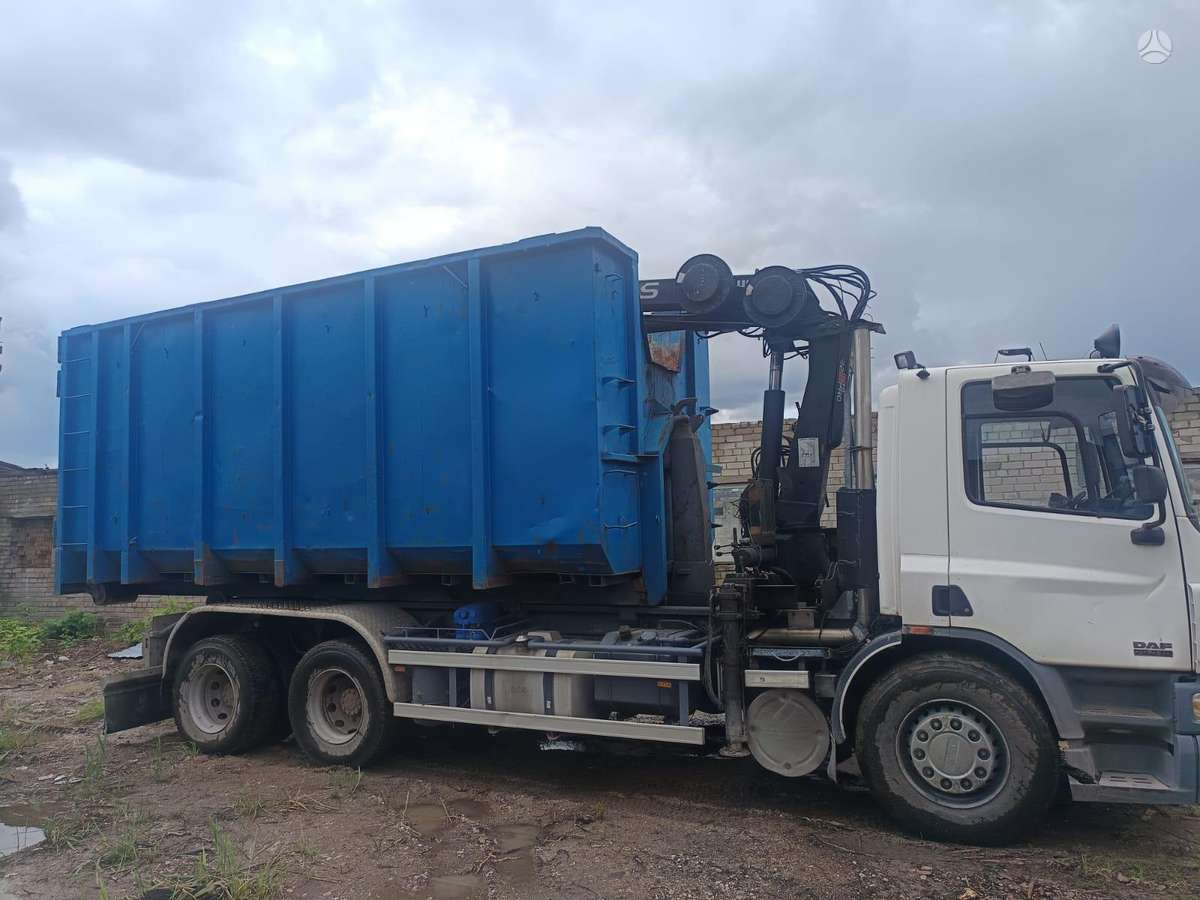 DAF AS75PC, dumpers with crane
